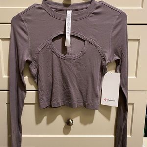 Lululemon Long sleeve crop top